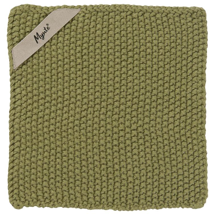 Topflappen gestrickt *gerbal green*