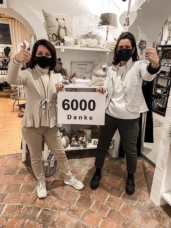 6000 Followers auf Instagram