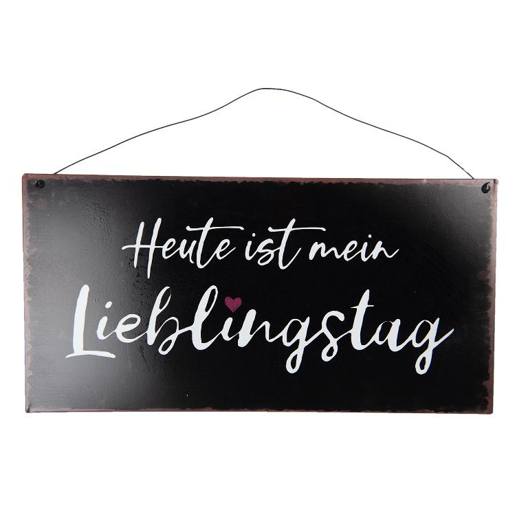 Textschild *Lieblingstag*