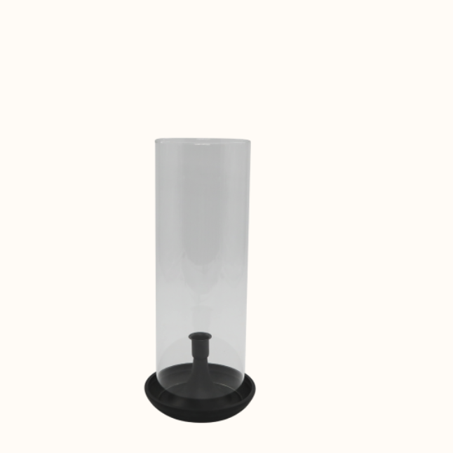 Windlicht mit Glasaufsatz 40cm - 2