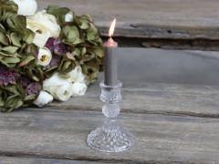 Kerzenständer mit Diamantschliff