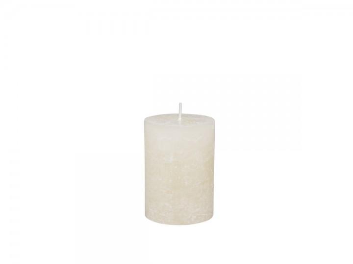 Kerze rustikal *creme* 10 cm - 0
