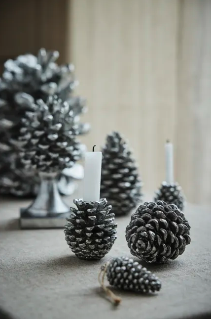 Zapfen *Serafina* H8,2cm antik silber - 0