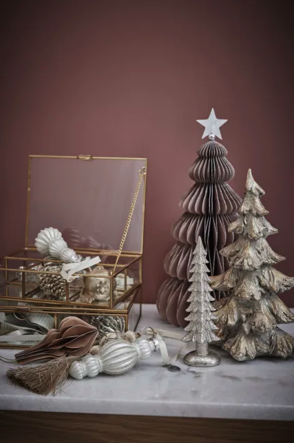 Quasten-Ornament *Astrid* leinen - 0