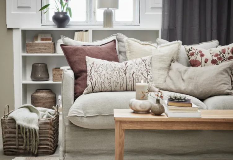 LED-Kerze *Lilia* 12 cm leinen - 0