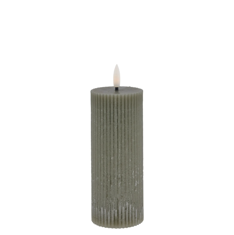 LED-Kerze *Lilia* 15cm grün