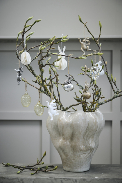 Papier-Anhänger Papilla *Osterhase* weiss - 0