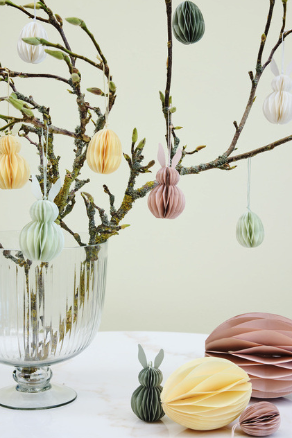 Papier-Anhänger Papilla *Osterhase* weiss - 1