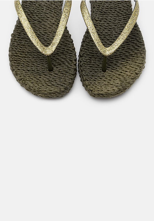 Flip Flop with Glitter *Army*