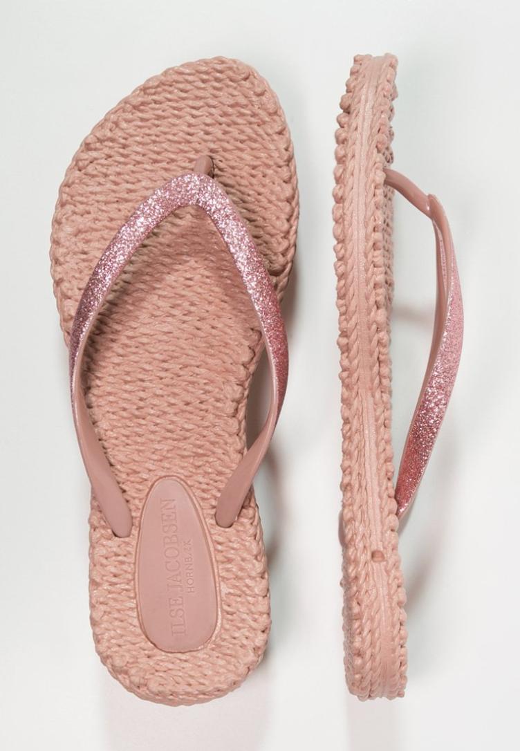 Flip Flop with Glitter *Misty Rose*