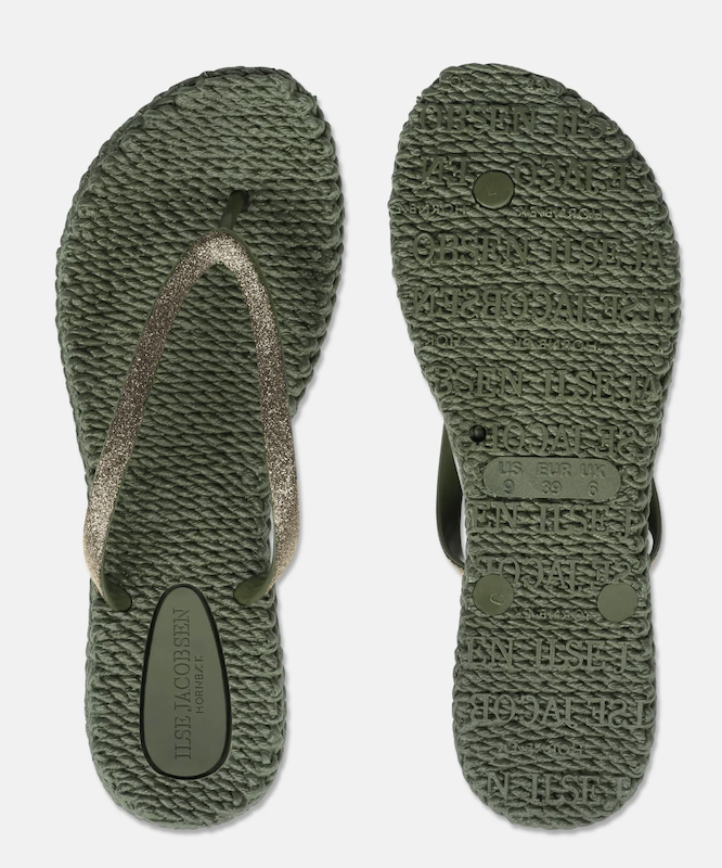 Flip Flop with Glitter *Army* - 0