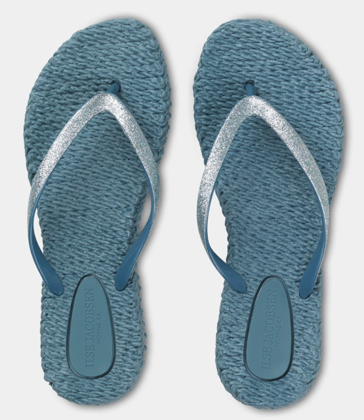 Flip Flop with Glitter *Lichen Blue* - 0