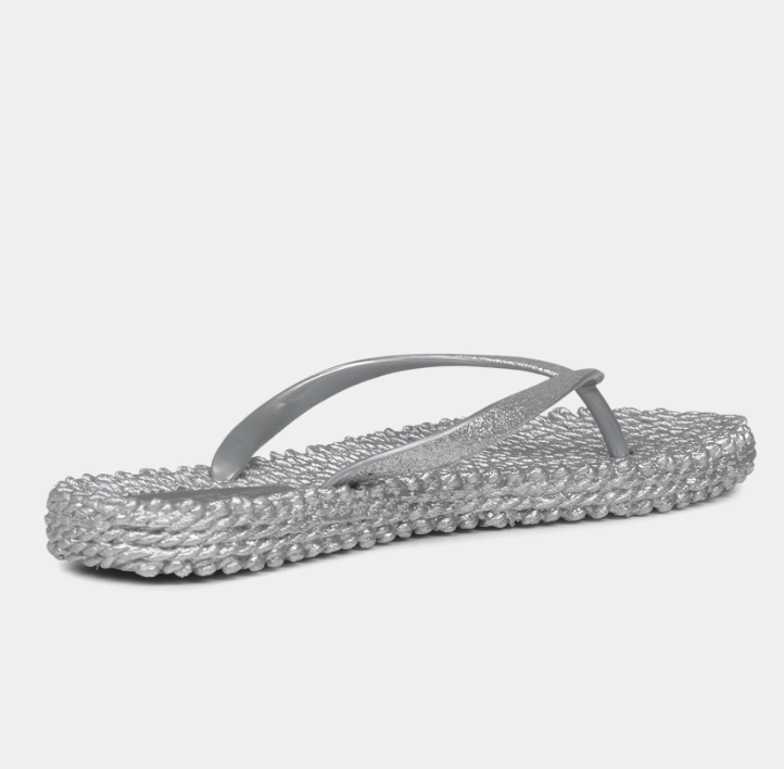Flip Flop with Glitter *Silver* - 2