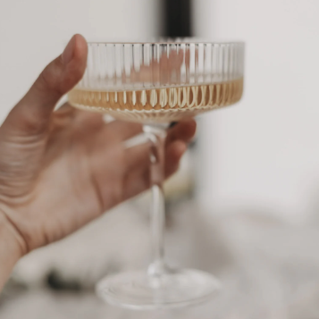 Champagnerglas *Das Leben ist schön* - 1