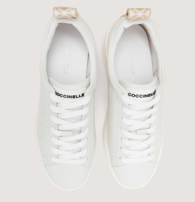 Coccinelle Leder Sneaker *white* - 2