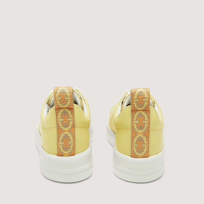 Leder Sneaker *lemon* - 0