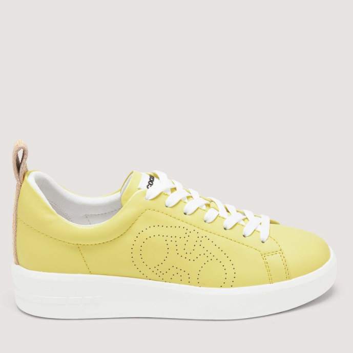 Leder Sneaker *lemon* - 1