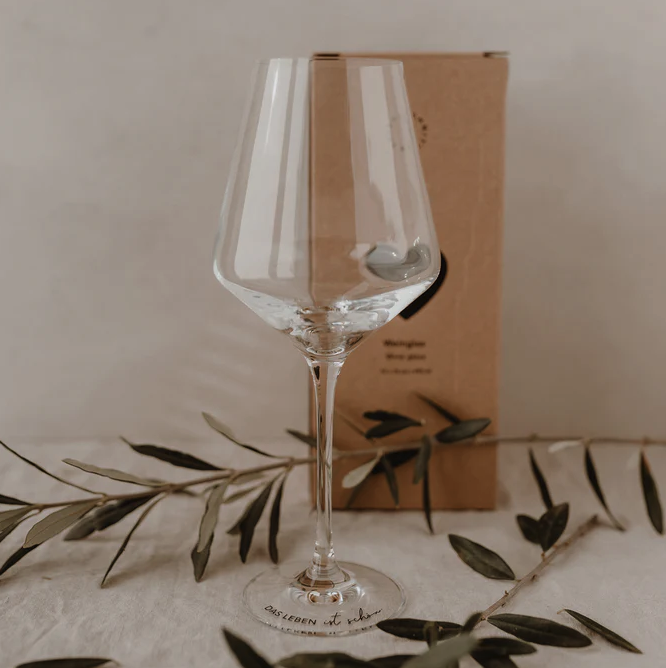 Weinglas *Das Leben ist schön* 490 ml - 2