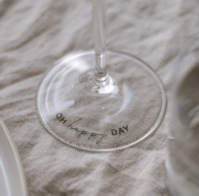 Weinglas *Oh happy day* 390 ml - 1