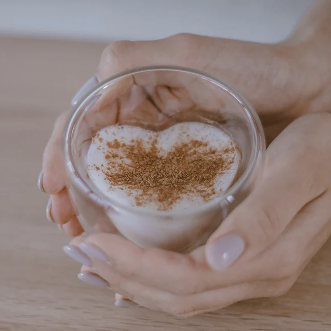 Doppelwandiges Herzglas Herz 100 ml - 1