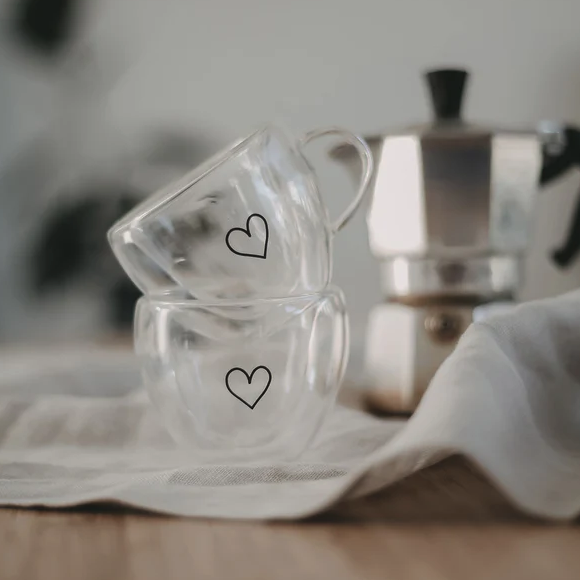 Doppelwandige Herztasse *Herz* 50 ml - 1