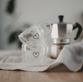 Doppelwandiges Herzglas Herz 50 ml - 3