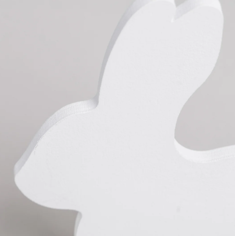 Steckhasen weiss im 2er Set - 4