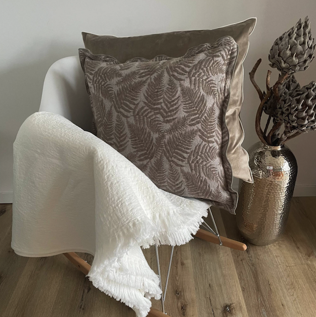 Kissenhülle *Big Flauschi* taupe 60 x 60 cm - 0