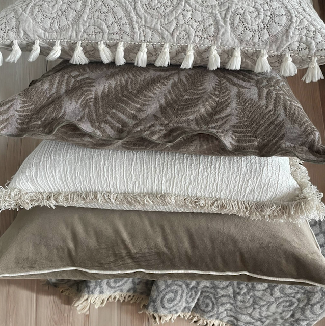 Kissenhülle *Big Flauschi* taupe 60 x 60 cm - 3