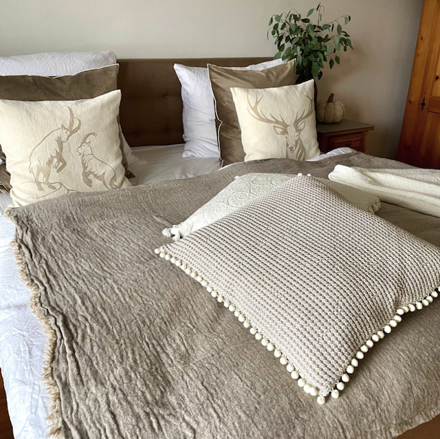 Kissenhülle Chenille *Steinbock* 49 x 49 cm - 3