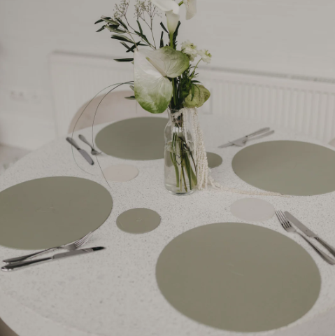 Wendbares Platzset *Herz* grün - 3