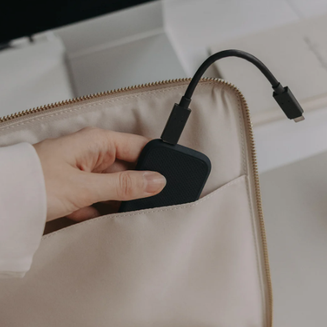 Laptoptasche *Herz* taupe - 3