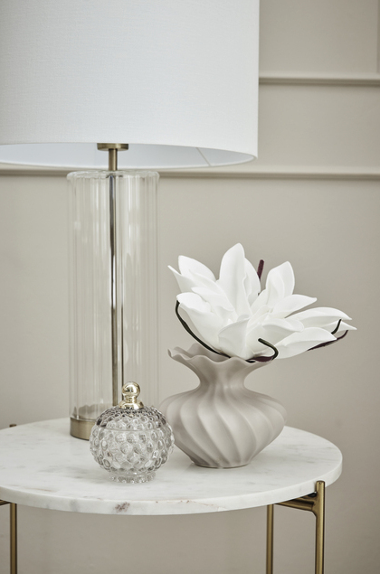 Deko-Blume *Happia` weiss 57cm - 0