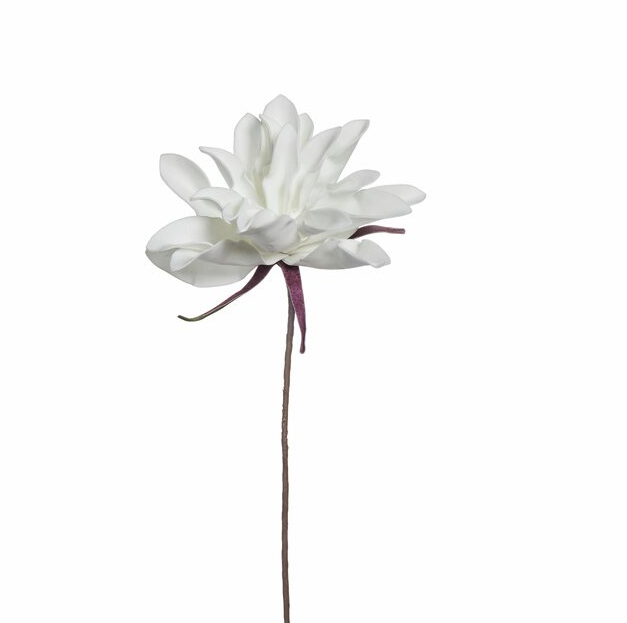 Deko-Blume *Happia` weiss 57cm