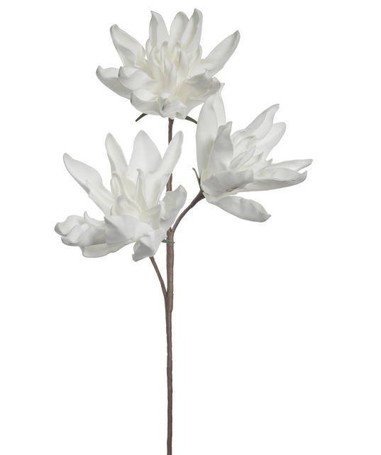 Deko-Blume *Happia` weiss 85cm