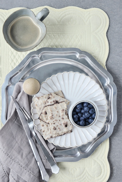 Platzteller *Philine* ant. silber