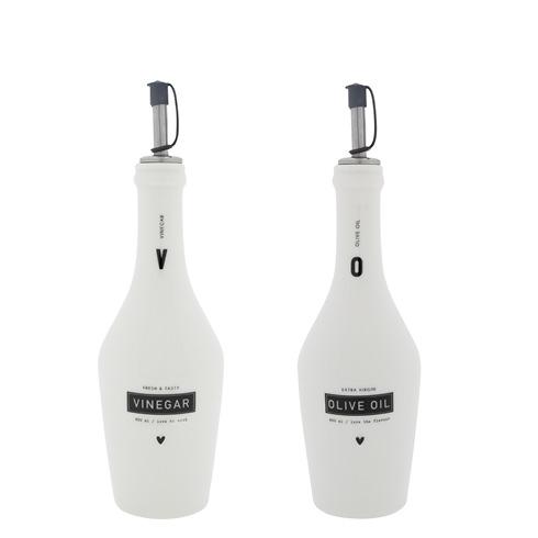 Oel- und Essigflasche im Set