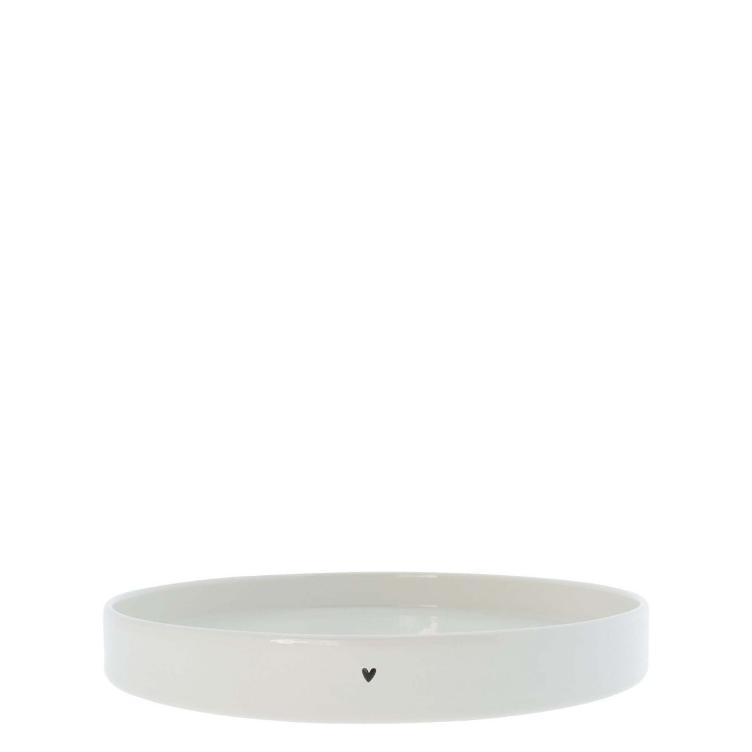 Platte rund 25 cm *weiss *