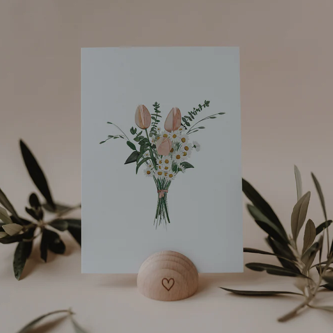 Postkarte *Flower bouquet* - 0