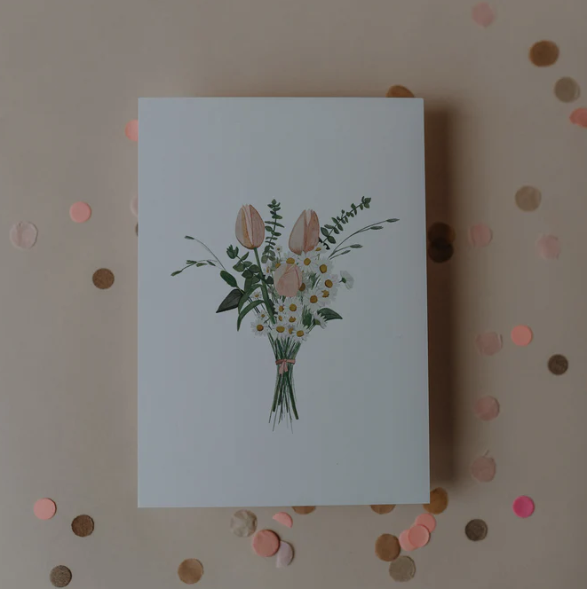 Postkarte *Flower bouquet*