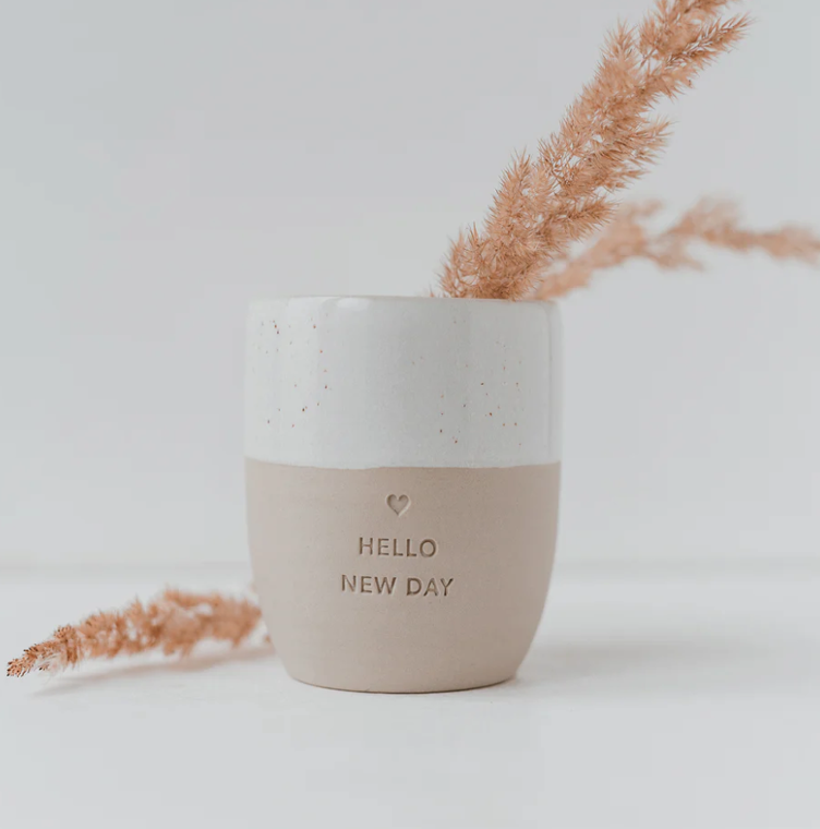 Becher *Hello New Day*