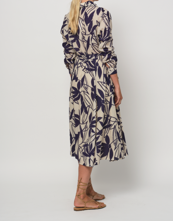 Button-Down-Kleid *navy/natural* - 1
