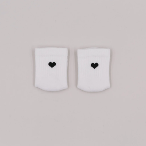 Baby-Socken *Herz schwarz* - 4