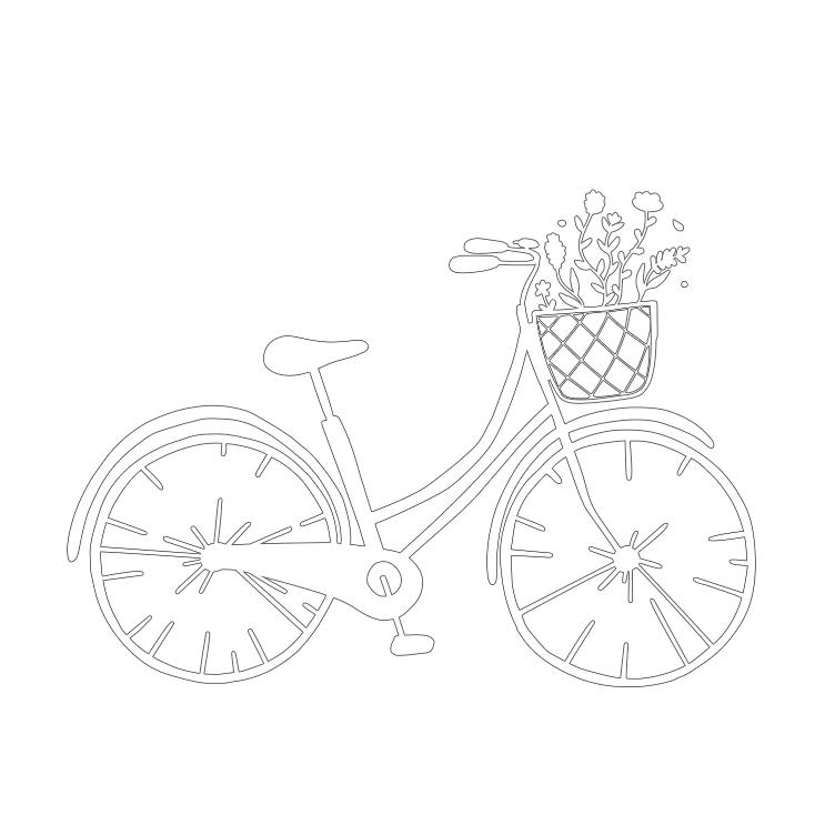 Sticker *Blumen-Velo* - 0