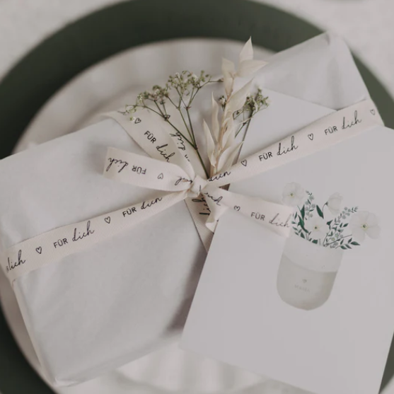 Geschenkband 5m *Für Dich*