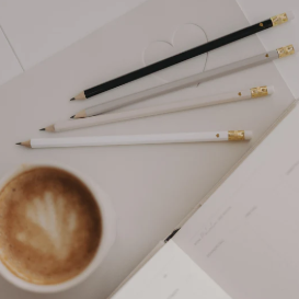 Bleistift Set *creme* 4er Set - 7