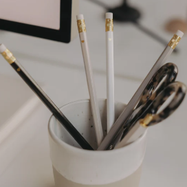 Bleistift Set *creme* 4er Set - 6