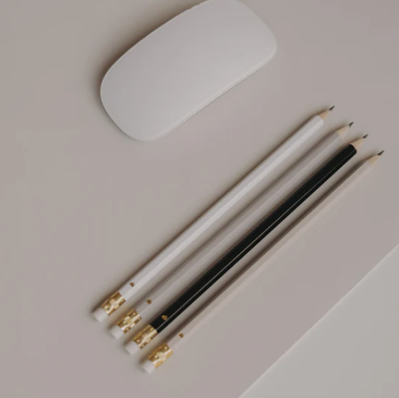 Bleistift Set *creme* 4er Set