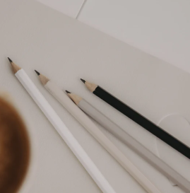 Bleistift Set *creme* 4er Set - 4