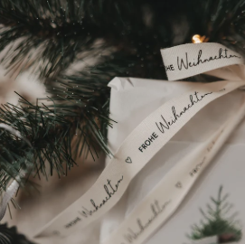 Geschenkband *Frohe Weihnachten* 5m - 4